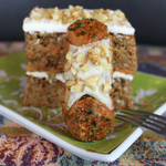 Introducing our Carrot Cake Cannoli – a delightful fusion of two beloved desserts that promises to whisk you away on a journey of flavour and indulgence.  Our Carrot Cake Cannoli is a harmonious blend of classic warm spiced notes of carrot cake and the beloved Sicilian, smooth, and creamy ricotta filling.  The crispy, crunchy pastry shell is dipped in white chocolate and rolled in walnuts for an added burst of scrumptious.  It's a flavour combination that's as surprising as it is delightful!  