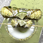 The Coconut Lime Cannoli – the dessert that’ll have you singing, “Put the lime in the coconut, and mix it all up!” Inside the crispy cannoli shell, you'll find a luscious filling of coconut with a blend of tangy lime zest and toasted coconut on the ends creating a refreshing, irresistible flavour harmony that’s sure to take your taste buds on a vacation.