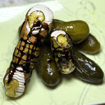 Dive into a daring, trending flavour adventure with our Sugar'd Pickle Cannoli—a treat that’s as playful as it is unexpected! Each crispy cannoli shell is filled with smooth, honey-balsamic-infused cream, perfectly balanced by a candied slice of pickle on the ends. The result? A wildly unique snack that blends sweet and sour in delicious harmony. Every bite is a surprise party for your taste buds, making this cannolo the conversation starter at any gathering. 