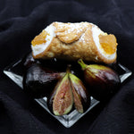 Who says Adam and Eve came across an apple tree.  They ate from a fig tree.  The dark velvety beauty of this fruit is its own temptation, no help needed.  Here at Cannoli Crunch, we have combined our fresh, smooth, ricotta cheese filling with organic fig jelly and then piped it into our crispy-crunchy pastry shells. They are...  devilicious!   www.cannolicrunch.ca