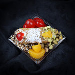 Do you love traditional cannoli?  Pistachio, chocolate, cherry, and orange?  Do you have a hard time choosing which topping?  Cannoli Crunch was born in tradition and we were inspired to combine all the traditional trimmings and have created our very own EVERYTHING CANNOLI!  Buon appetito tutti!
