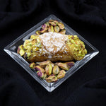 Roasted pistachio is a heavenly treat to anyone that enjoys its aromatic flavour.  As we continue on our path of traditional cannoli flavours, the Pistachio Cannoli is one of the favorites amongst cannoli lovers The smooth, creamy ricotta, the crispy, crunchy pastry shell, and the nutty and sweet taste of the pistachio are a great combination. Your palate will thank you for indulging in such a delight.